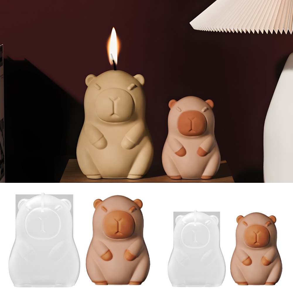 Candle Making Easy - Standing Capybara Scent Candle Silicone Mold