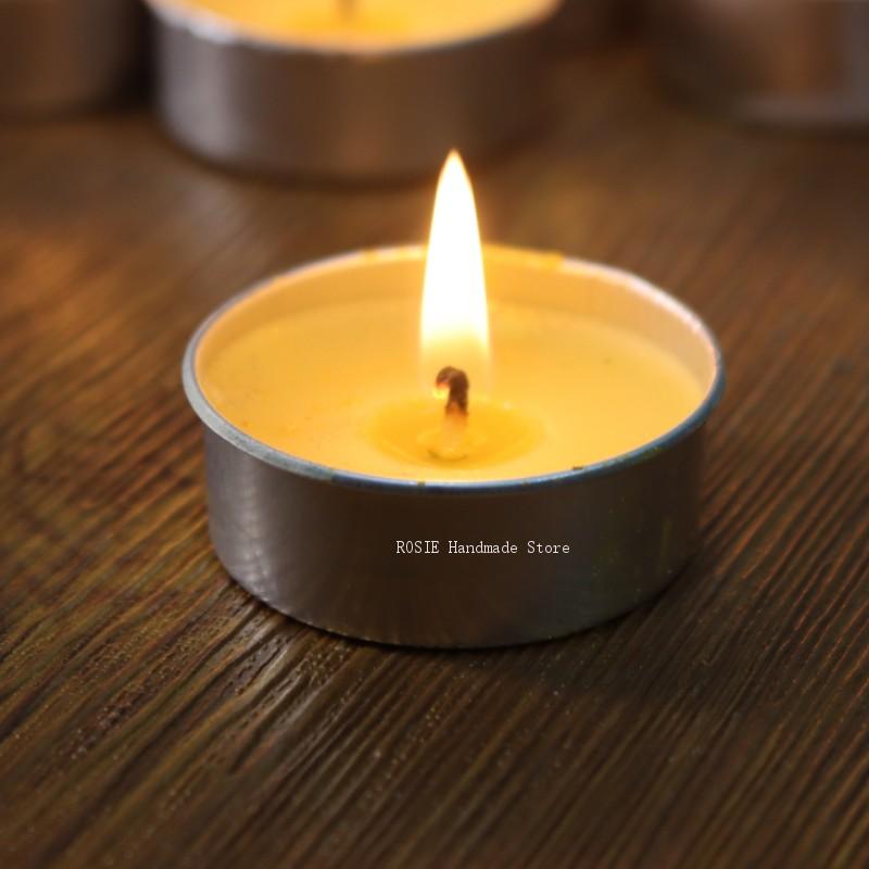 Candle Making Easy - Empty Tea Wax Circular Aluminum Box