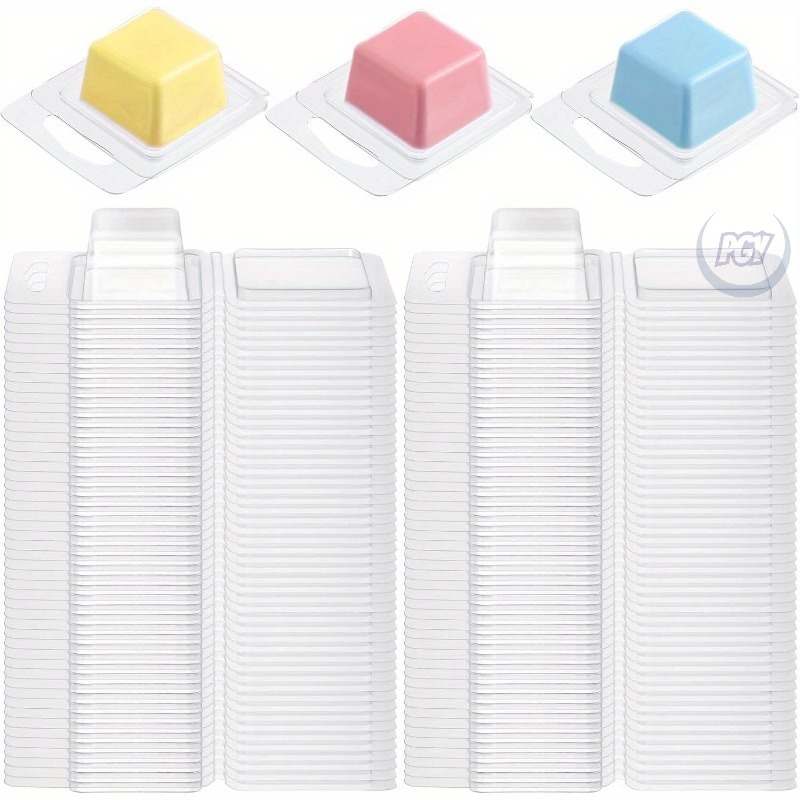 Candle Making Wax Melter - 20/50pcs Clear Plastic Wax Melt Molds