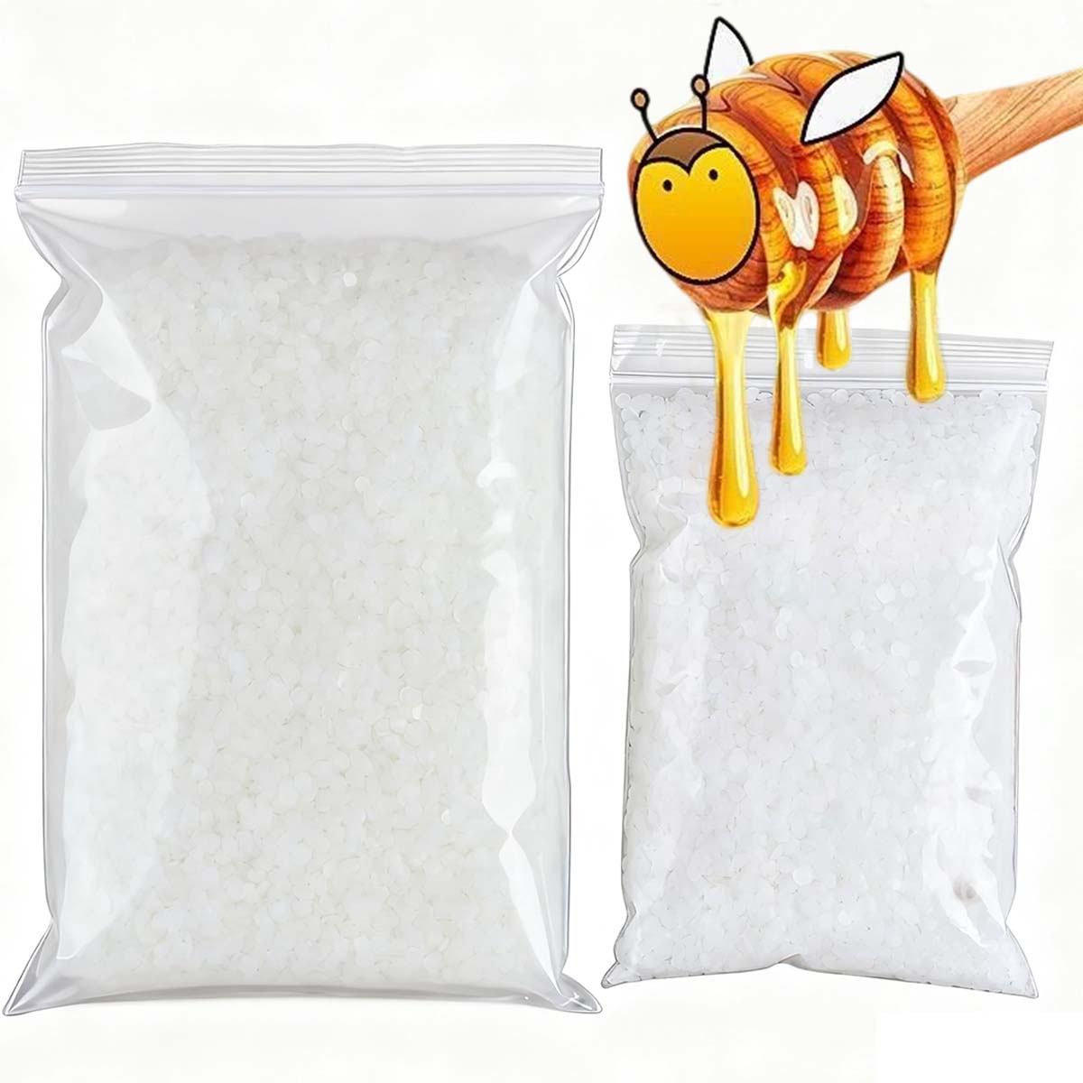 Candle Making Easy - 200g-1000g White Beeswax Pure Natural Granular