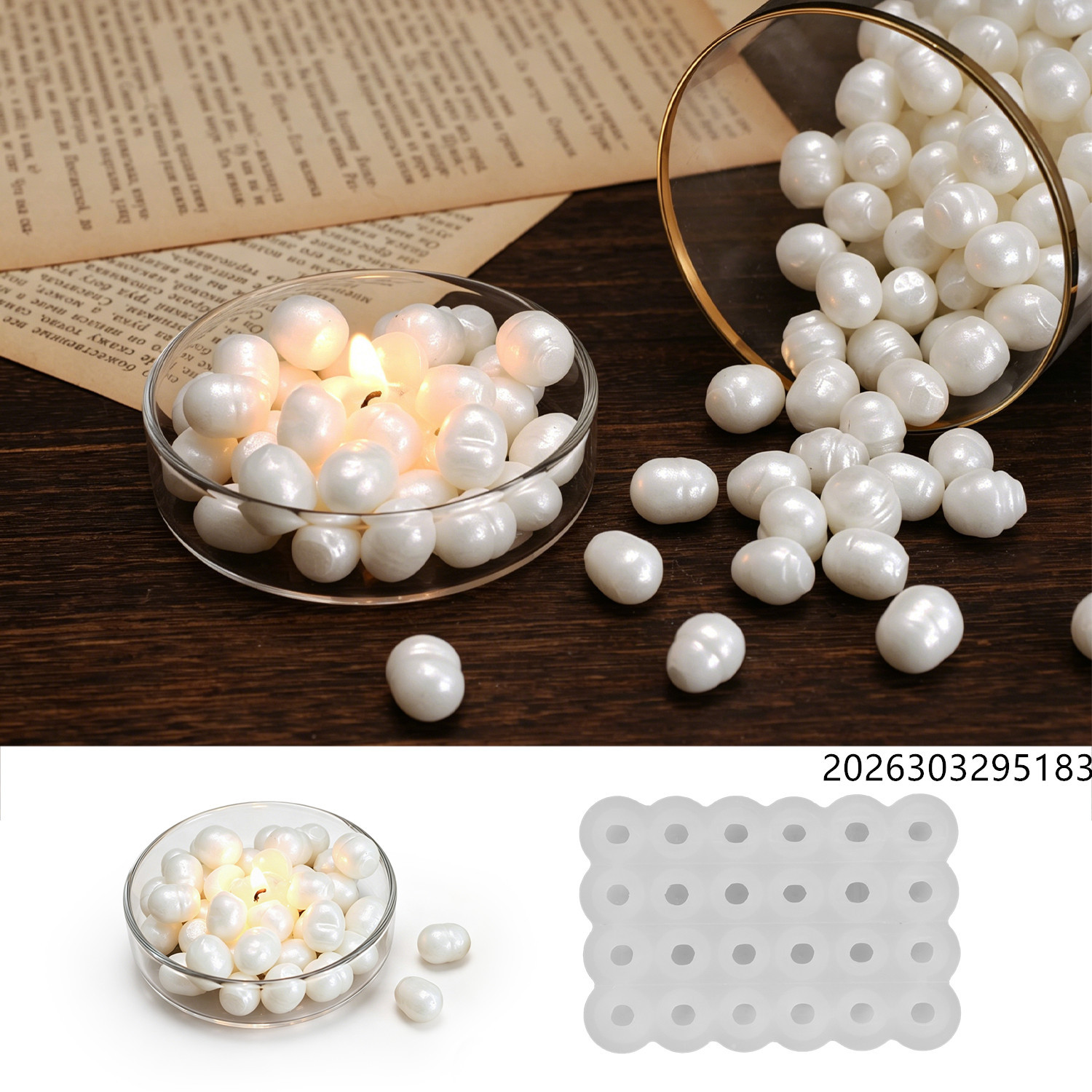 Healing Ocean Pearl Mirror Wax - Candle Making Wax Melter 评论和价格