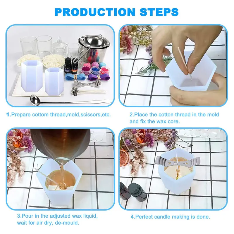 Cylinder Silicone Candle Molds - Candle Making Wax Melter 评论和价格