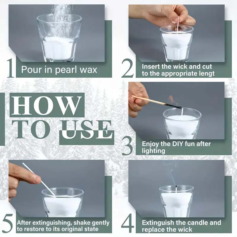 100/200G Sand Wax Ice Flower W - Candle Making Material Wholesale 评论和价格