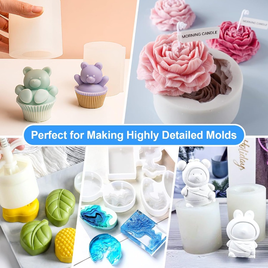 Silicone Mold Making Kit, 38.8 - Candle Making Easy 评论和价格