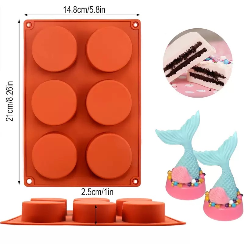 Round Silicone Soap Mold DIY H - Candle Making Easy 评论和价格